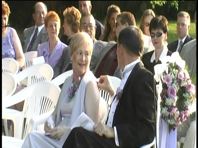 Stacys Wedding - Larrys Parents Seated